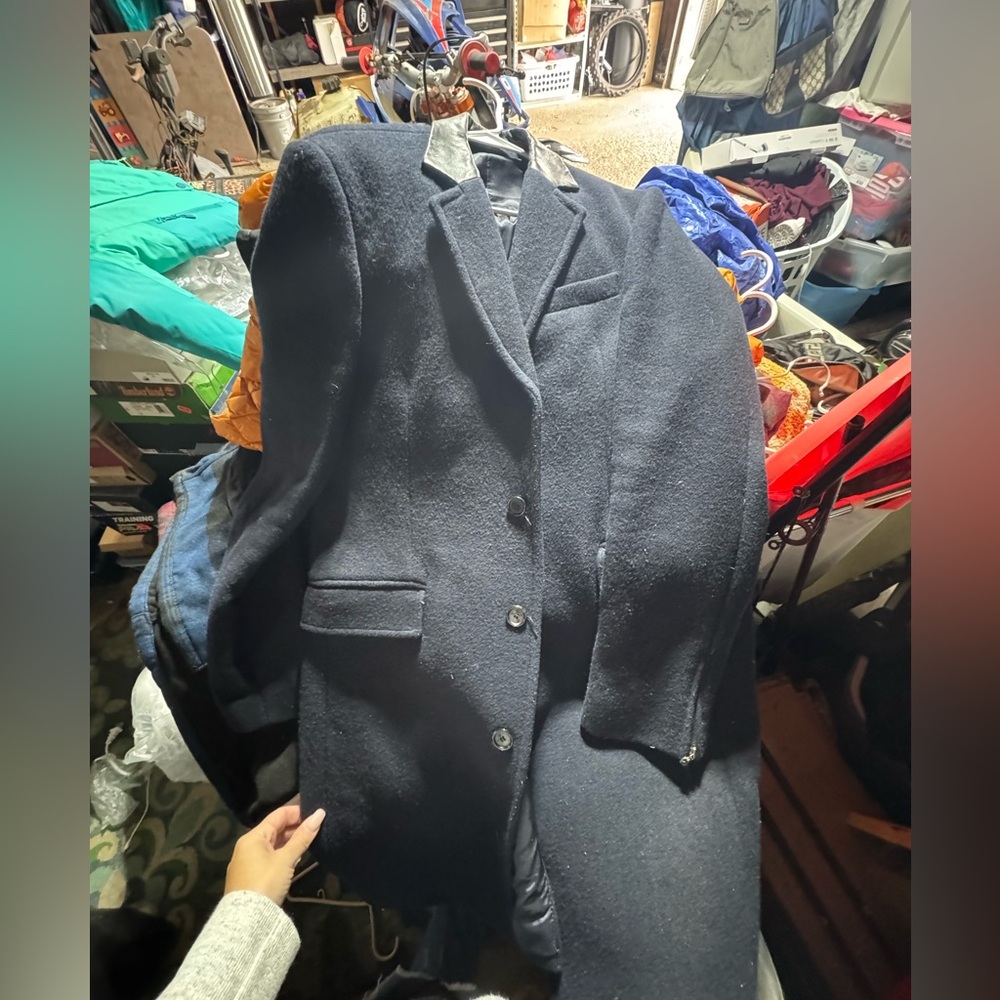 david naman lana wool trench coat